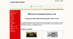 Desktop Screenshot of lutonhirecentre.co.uk